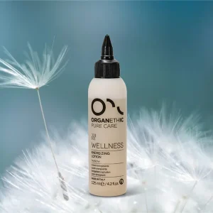 Energising Lotion on a Dandelion.