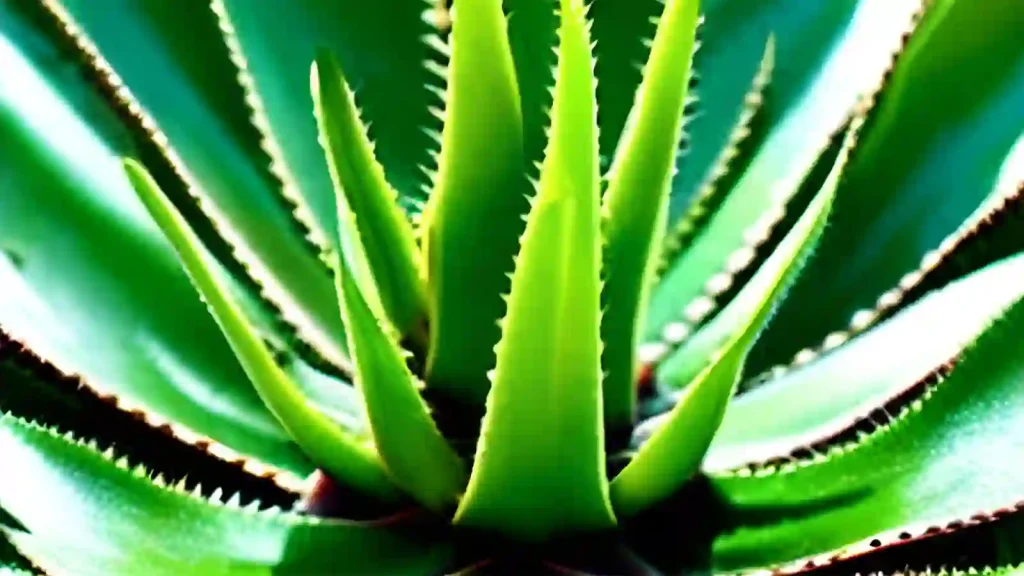 Natural Aloe-vera plant