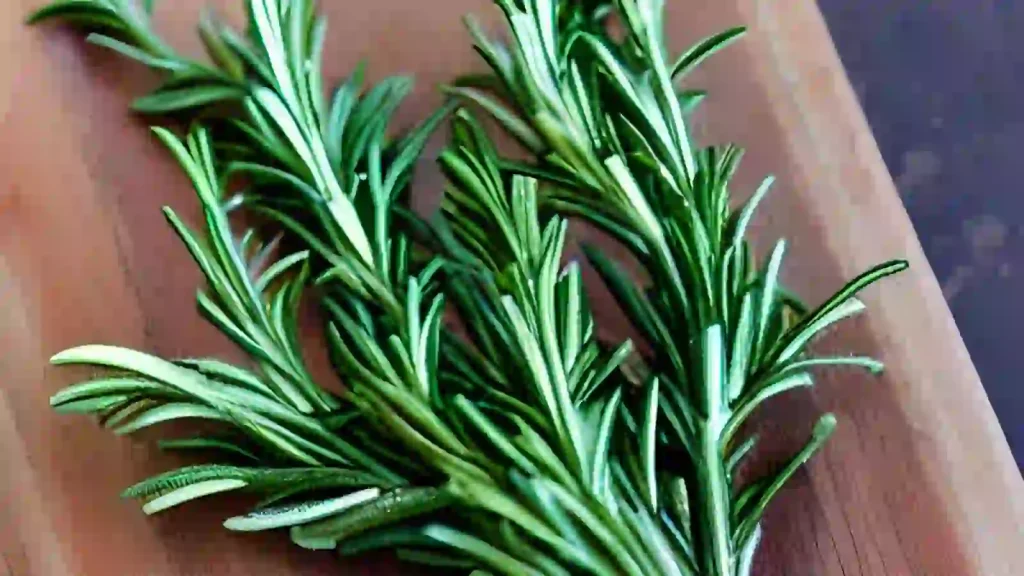 bunch of rosemary herb.