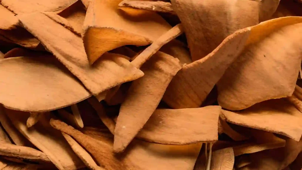 Sandalwood chips.