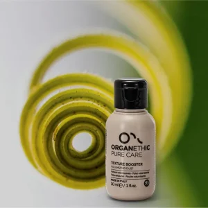 Bottle of Texture Booster for hair.