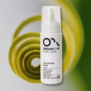 Bottle of Volumising Foam for hairstyling